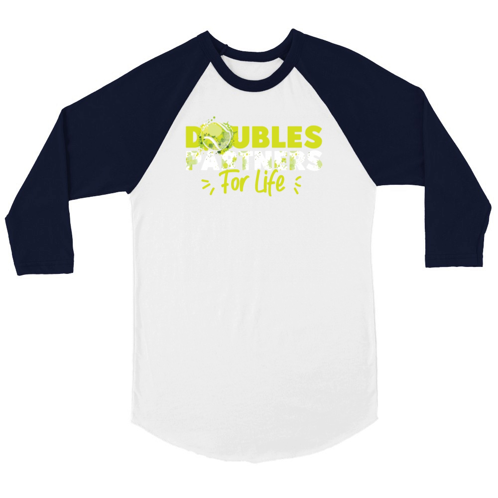 Funny Tennis Player Racket Besties Unisex ¾ sleeve Raglan T-shirt