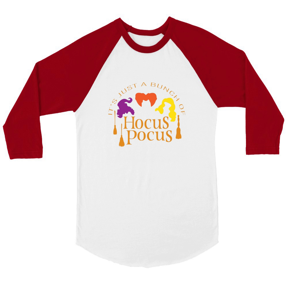 Hocus pocus Unisex ¾ sleeve Raglan T-shirt