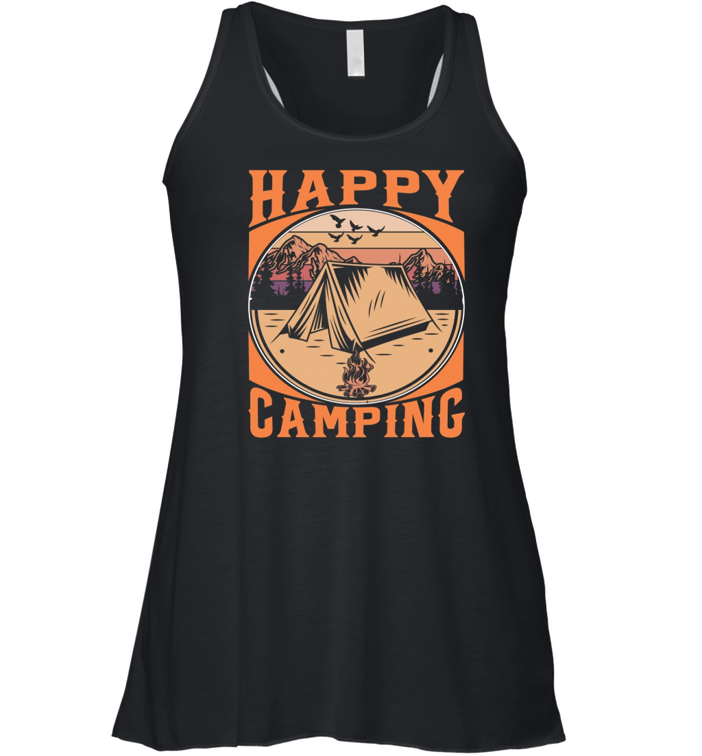 happy camping Women's Flowy Tank Top