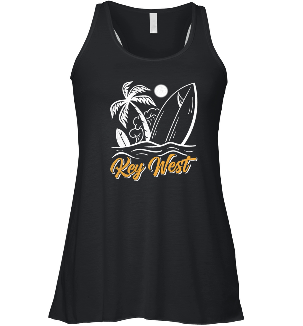 Key-West Surfing Florida Keys Surfer Outfit Women's Flowy Tank Top