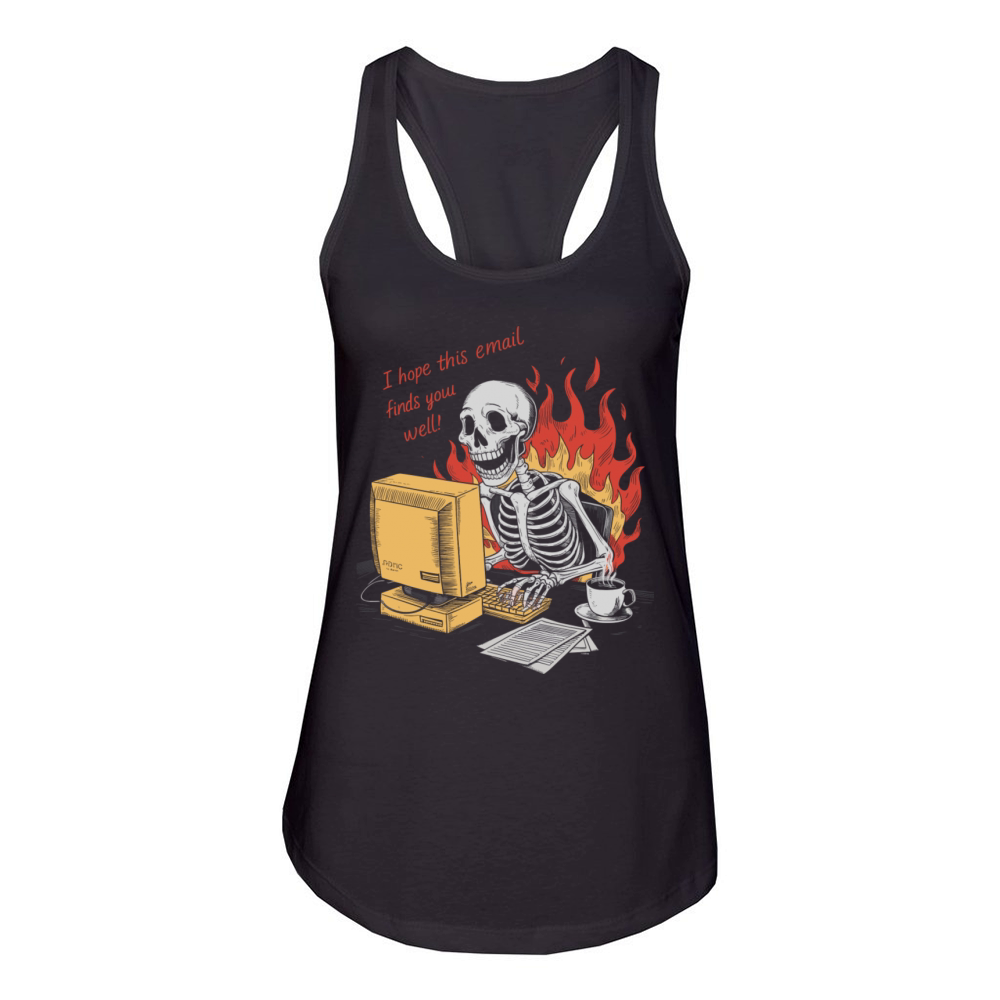 You Got Mail - Classic Vintage Design Women's Racerback Tank