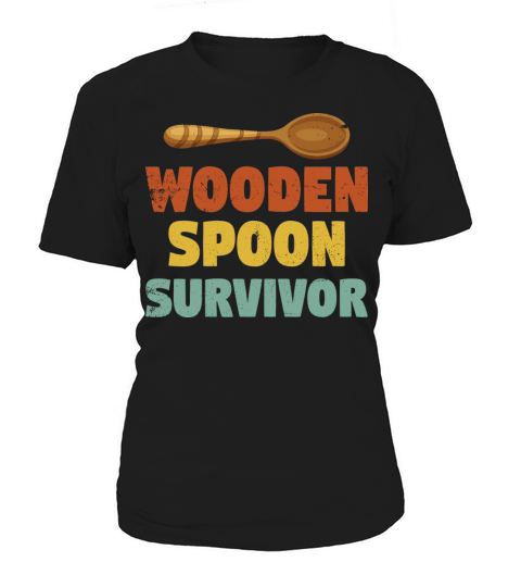 Vintage Funny wooden spoon survivor Women's T-Shirt