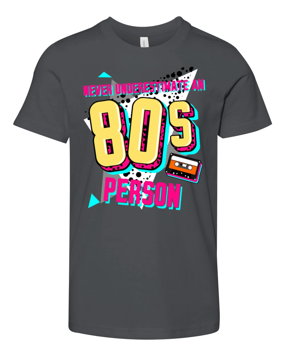 1980 80s Retro Disco Youth Unisex Jersey Tee
