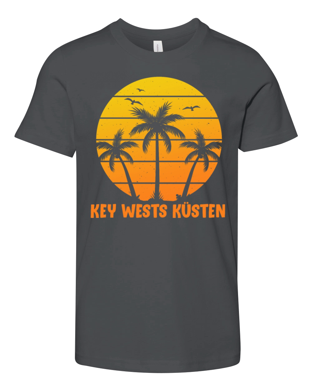 KEY-WEST COAST Vintage Sunshine-State Florida Youth Unisex Jersey Tee