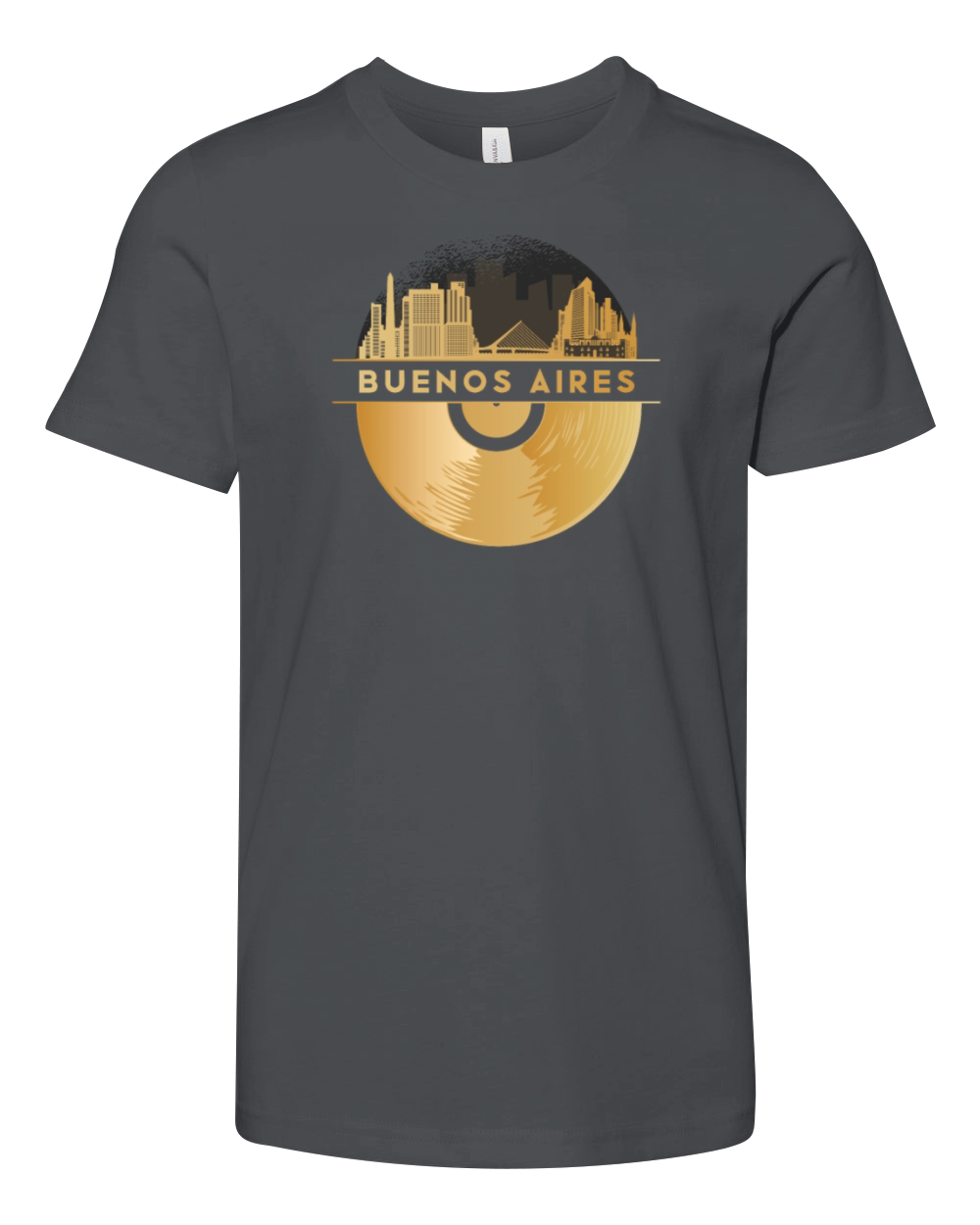 Vinyl-Record-Player Music Youth Unisex Jersey Tee