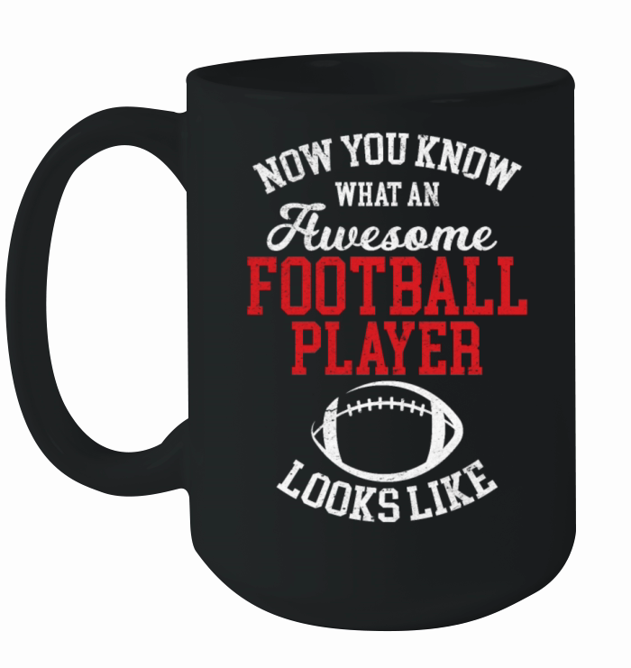 Awesome Football Player Looks Like - Football Seas Ceramic Mug
