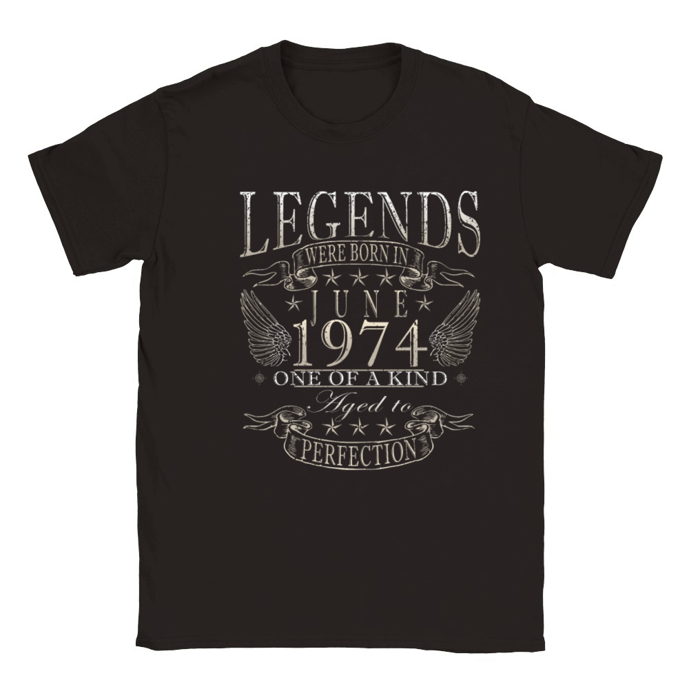 50th birthday 50 years June 1974 Classic Kids Crewneck T-shirt
