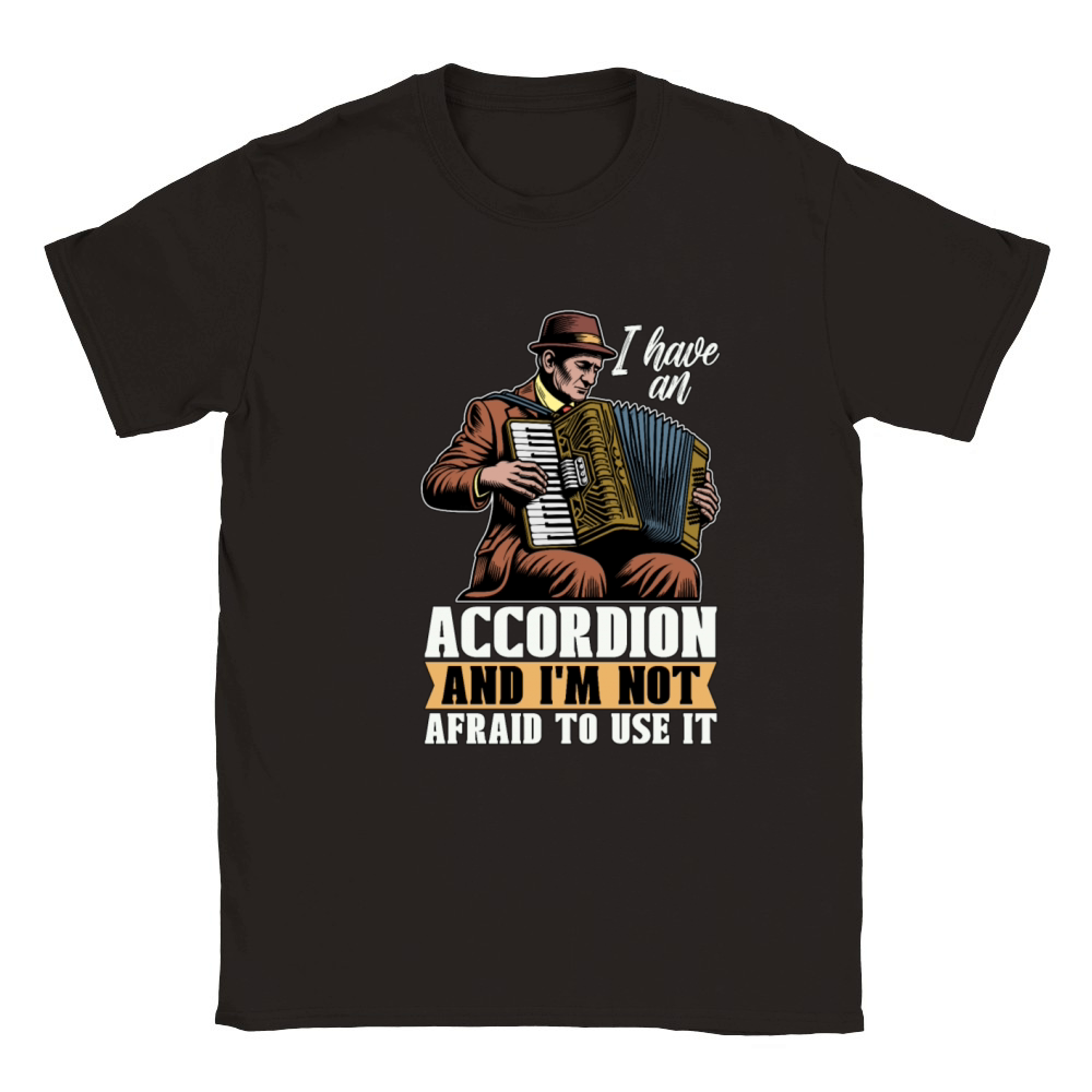 Accordion I Have An Accordion And Wind Instrument Classic Kids Crewneck T-shirt