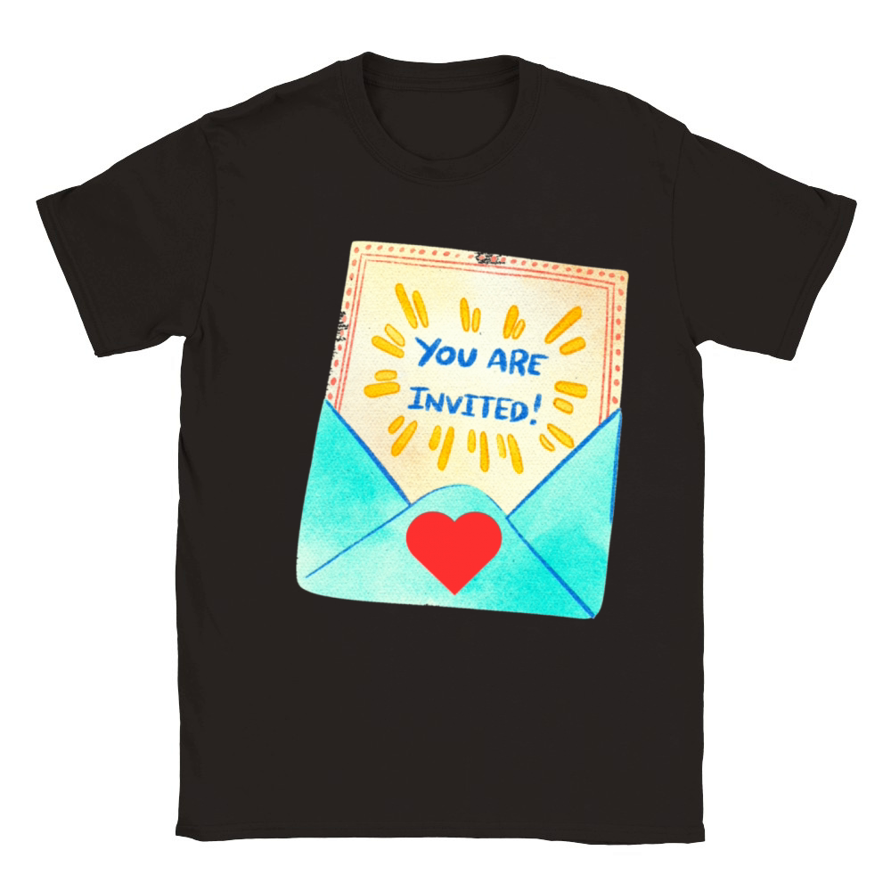 Welcome Letter Classic Kids Crewneck T-shirt