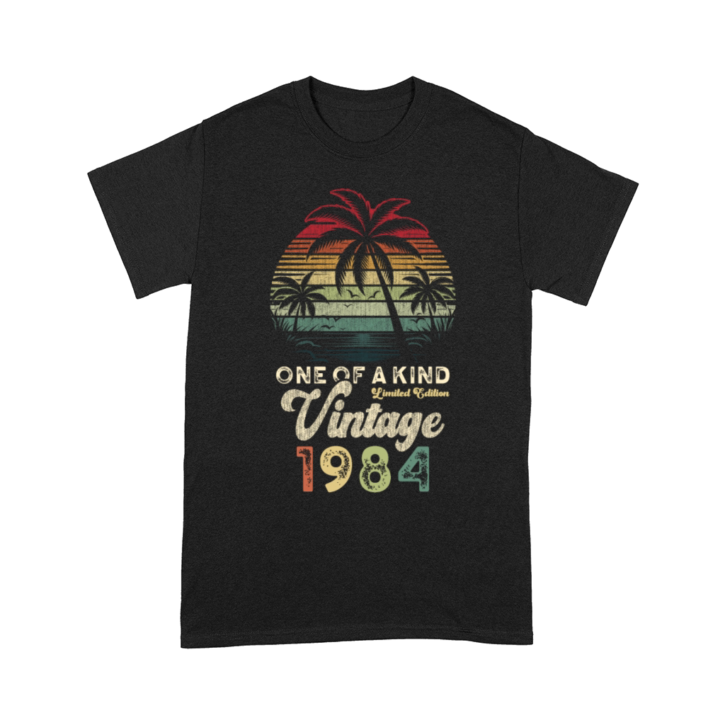 Vintage 1984 Birthday Palm Trees Comfort T-shirt