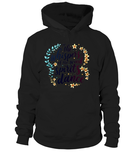 Inspirational Quote With Floral Elements Hoodie Unisex