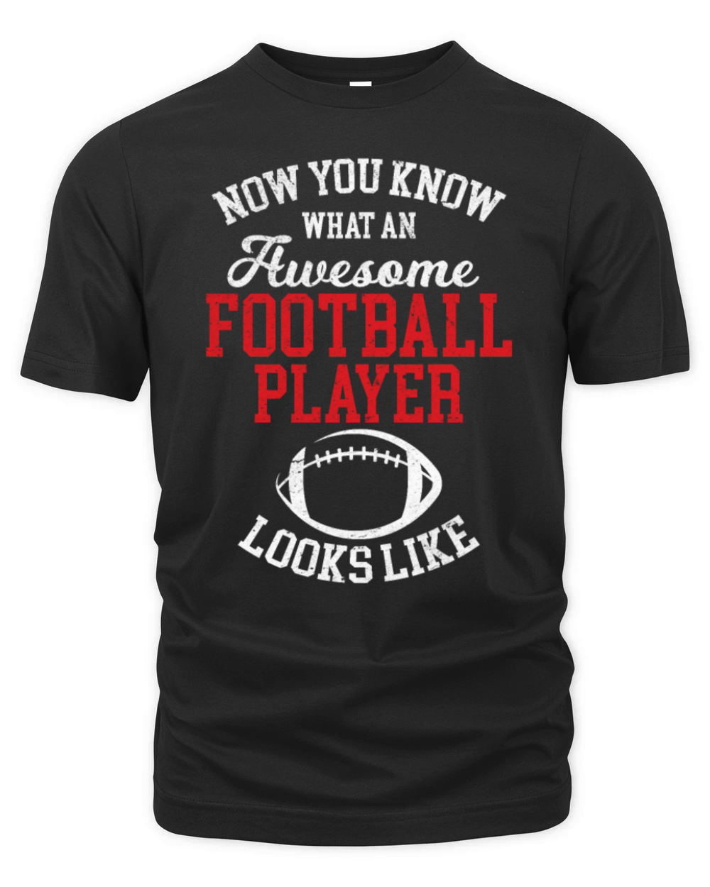 Awesome Football Player Looks Like - Football Seas Organic Unisex T-shirt