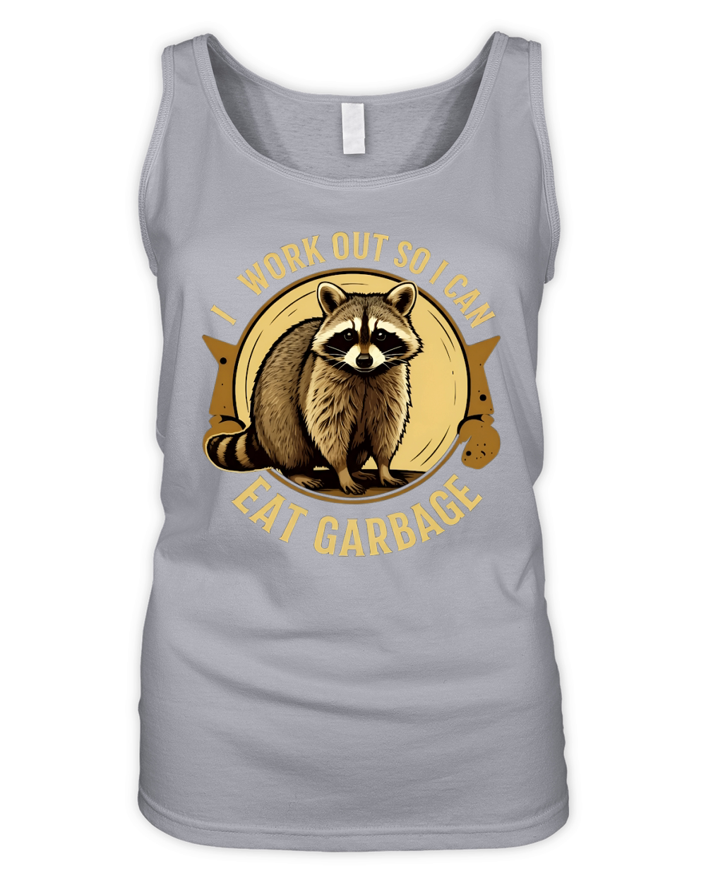 I work out so i Can Eat Garbag 02 Organic Women's Tank Top