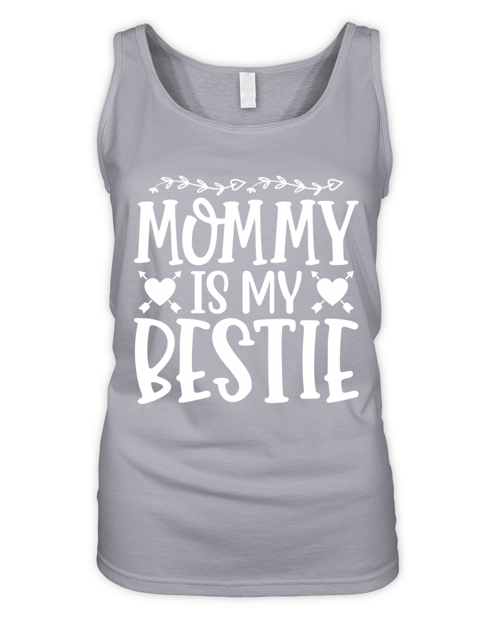 Mommy is my bestie Organic Women's Tank Top