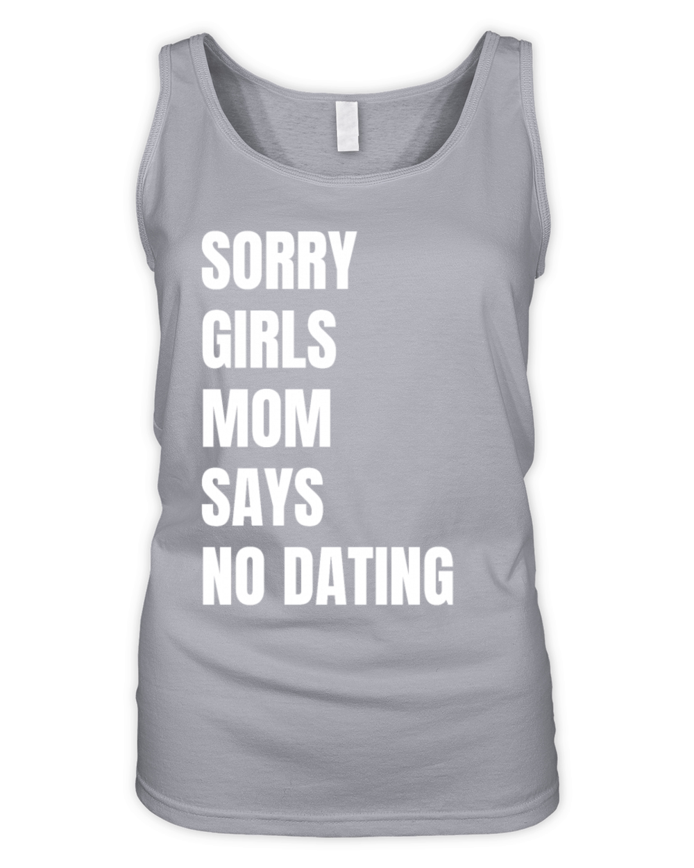 Sorry Girls Mom Says No Pregnancy Reveal Organic Women's Tank Top