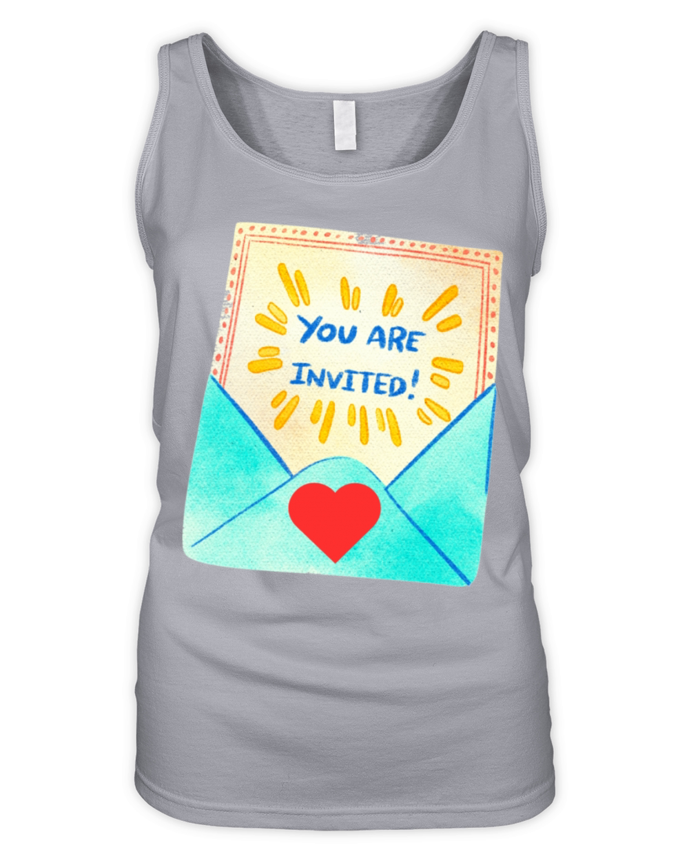 Welcome Letter Organic Women's Tank Top
