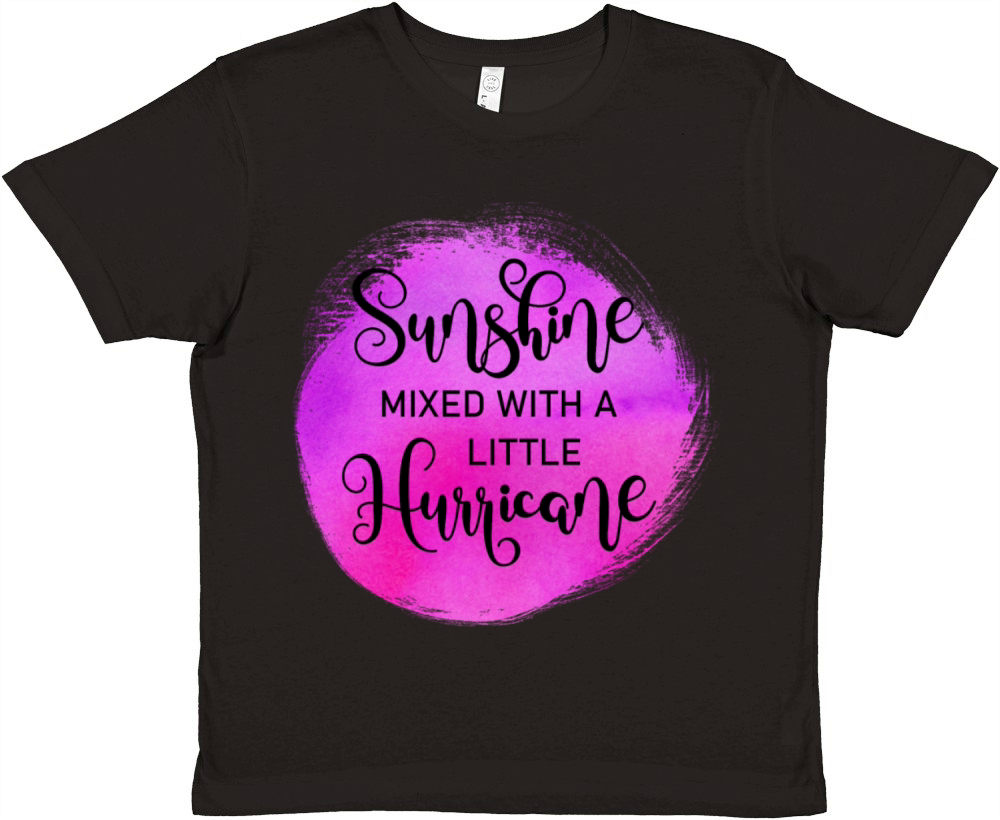 SUNSHINE MIXED WITH A LITTLE Premium Kids Crewneck T-shirt
