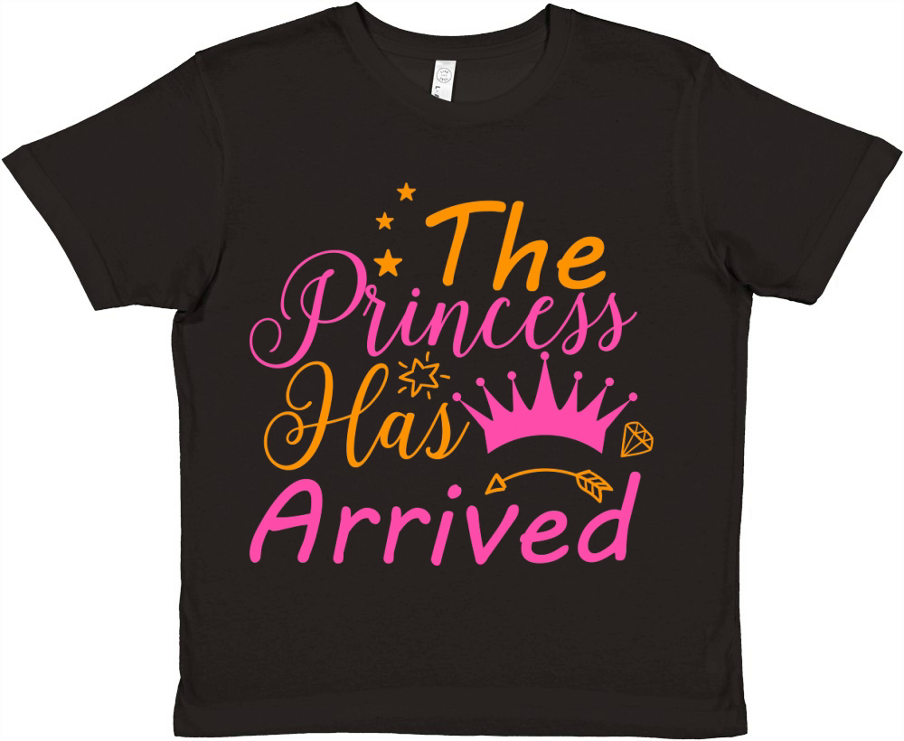The Princess Has Arrived 10 Premium Kids Crewneck T-shirt