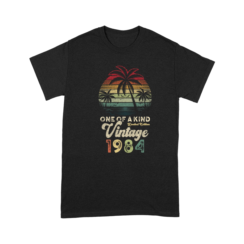 Vintage 1984 Birthday Palm Trees Premium T-shirt