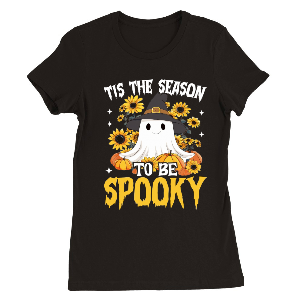 Tis the season to be spooky Premium Womens Crewneck T-shirt