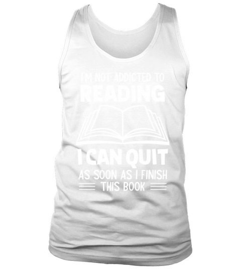 Cant Quit Book Lover Reader Desing Funny Reading Tank Top Unisex
