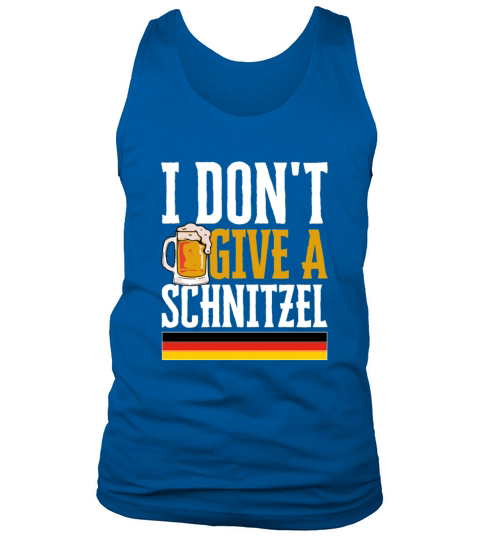 I Dont Give A SCHNITZEL Funny Oktoberfest Design Tank Top Unisex