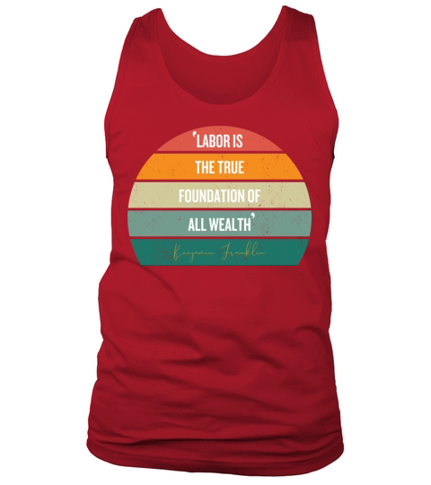 Labor Day Vibes Design T-Shirt for Men and Women Tank Top Unisex