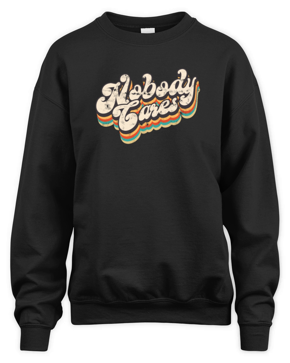 Nobody Cares - Quote Unisex Premium Crewneck Sweatshirt