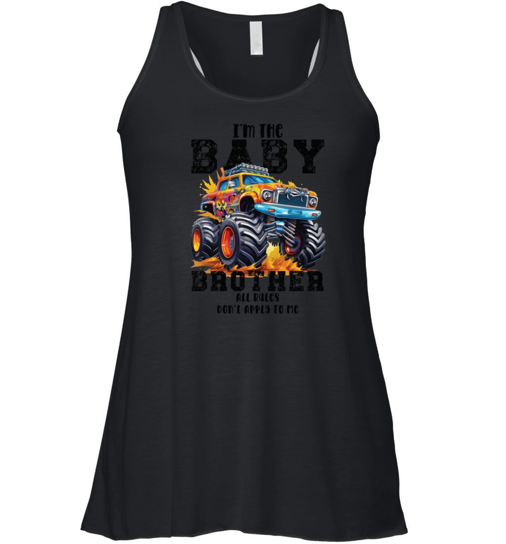 Im The Baby Brother Family Reunion Mode Boys Trip Women's Flowy Tank Top