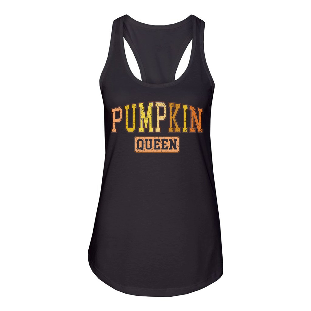 Pumpkin Queen 03 Women's Racerback Tank