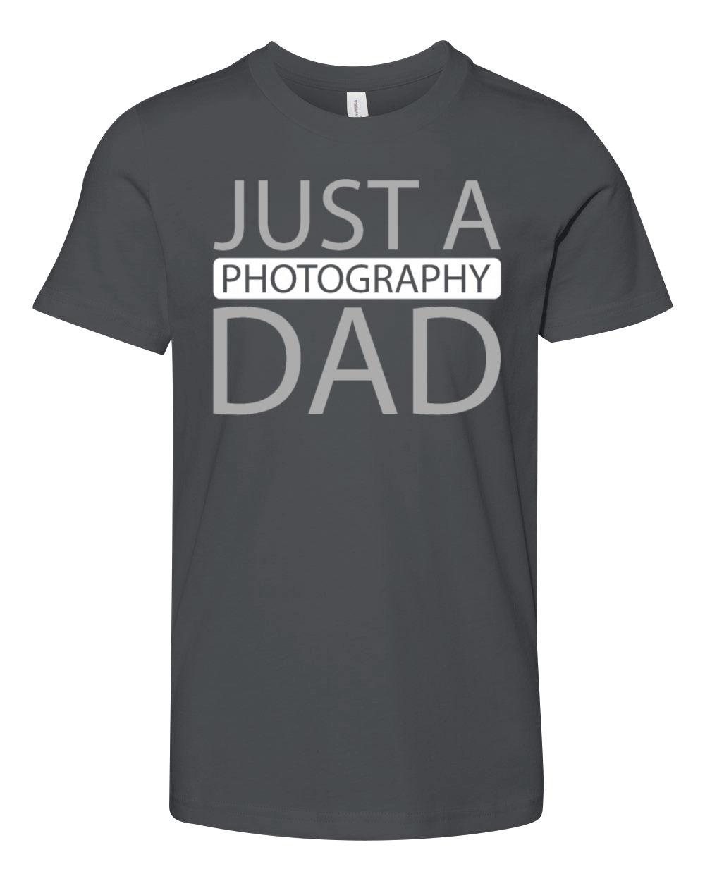 Photography Photographer Just A Photography Dad Youth Unisex Jersey Tee