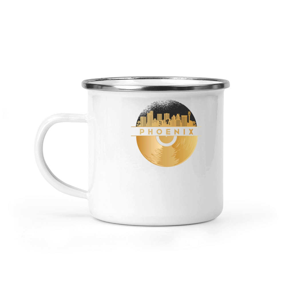 Vinyl-Record-Player Disco-Music Camping Mug