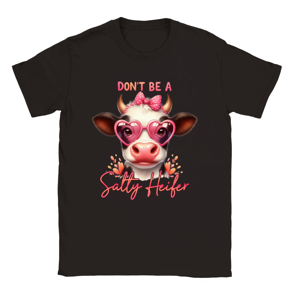 Dont Be A Salty Heifer Classic Kids Crewneck T-shirt