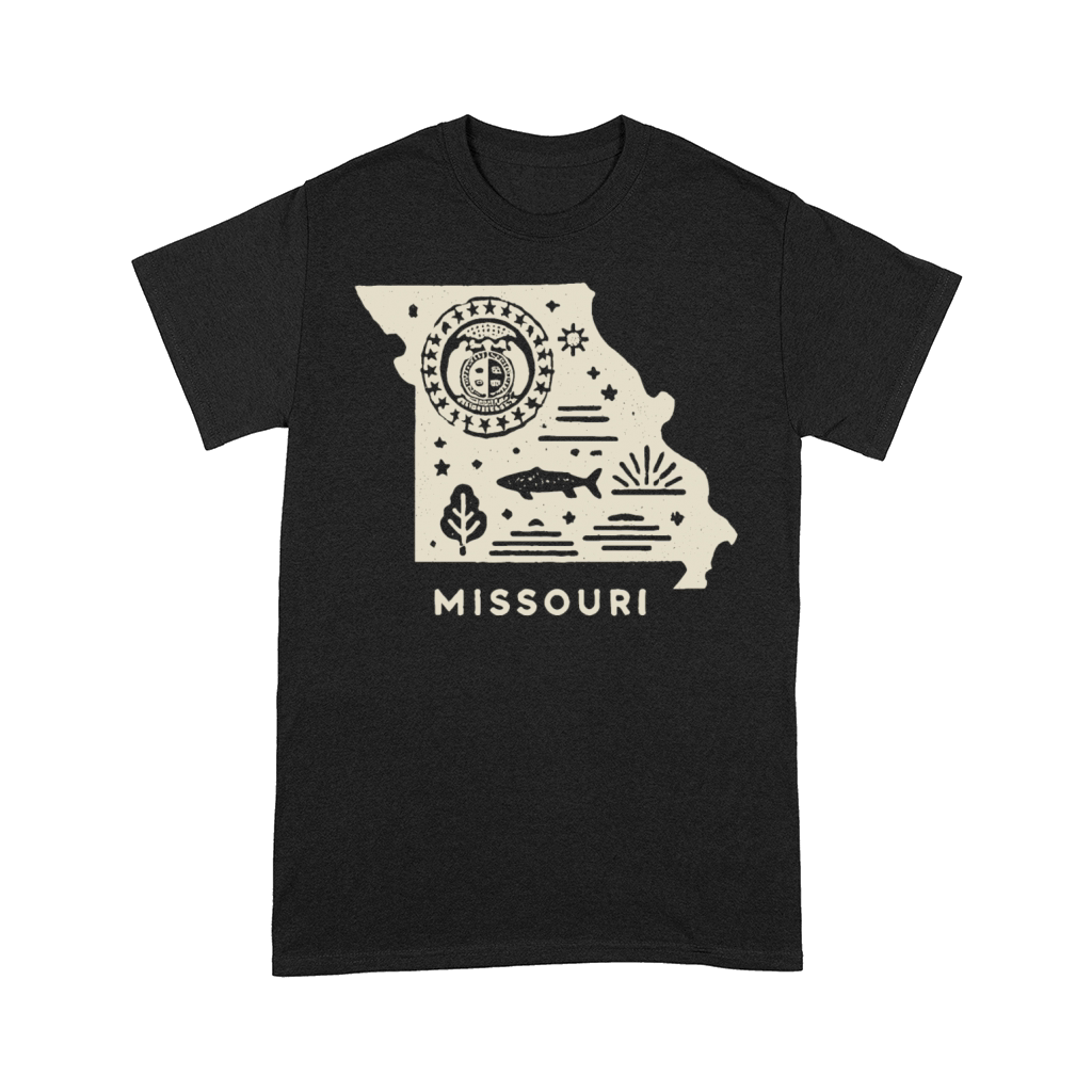 Vintage Missouri State Design Light Comfort T-shirt