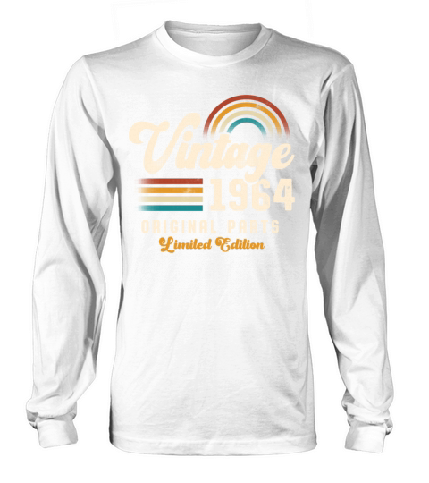 Vintage 1964 Birthday Retro Long sleeved Unisex