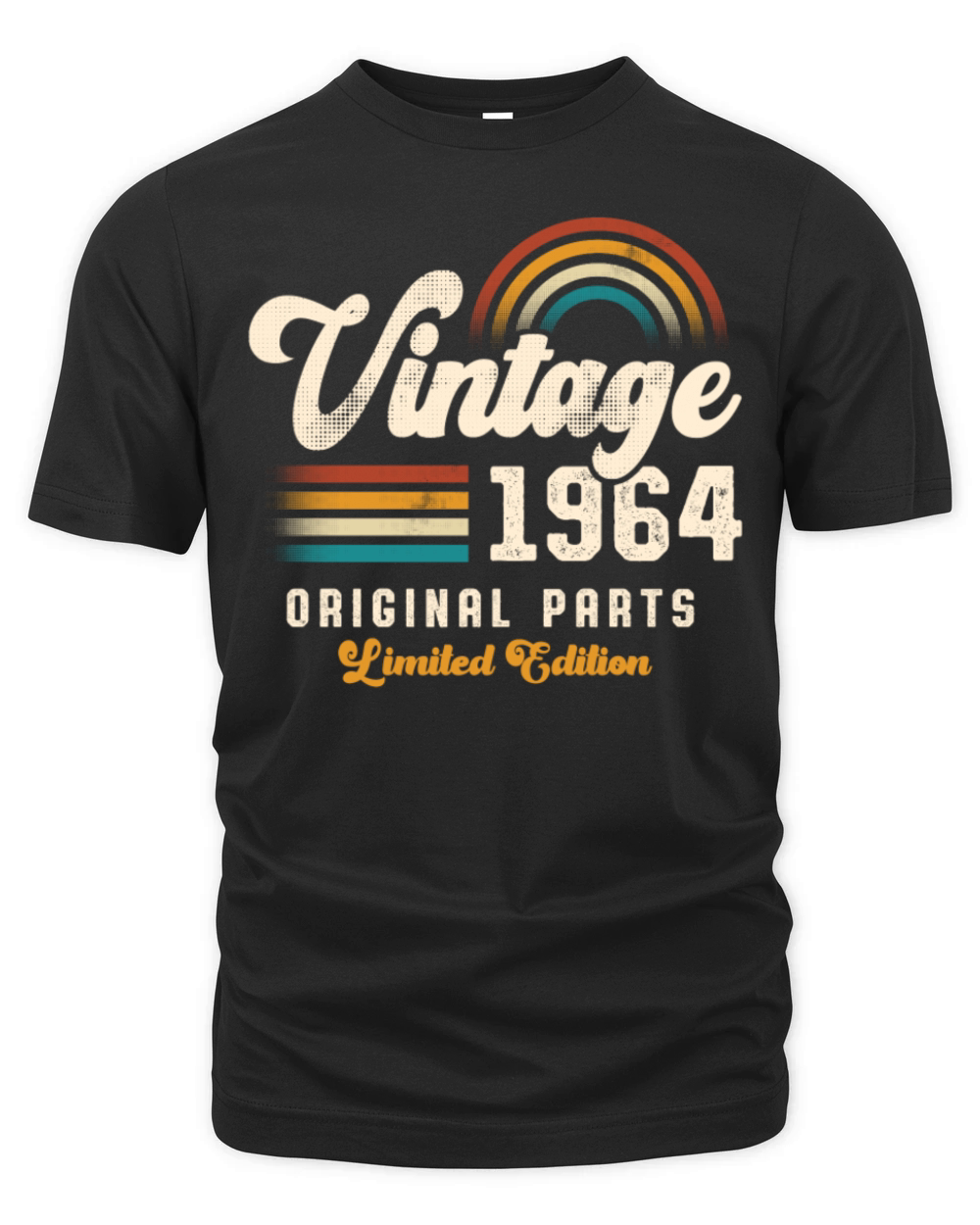 Vintage 1964 Birthday Retro Organic Unisex T-shirt
