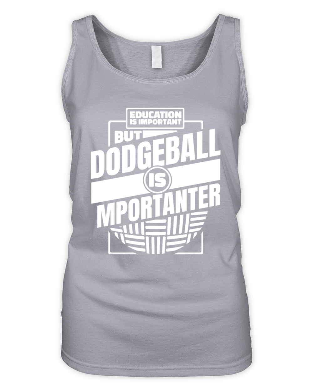 Education Is Important But Dodgeball Is Organic Women's Tank Top