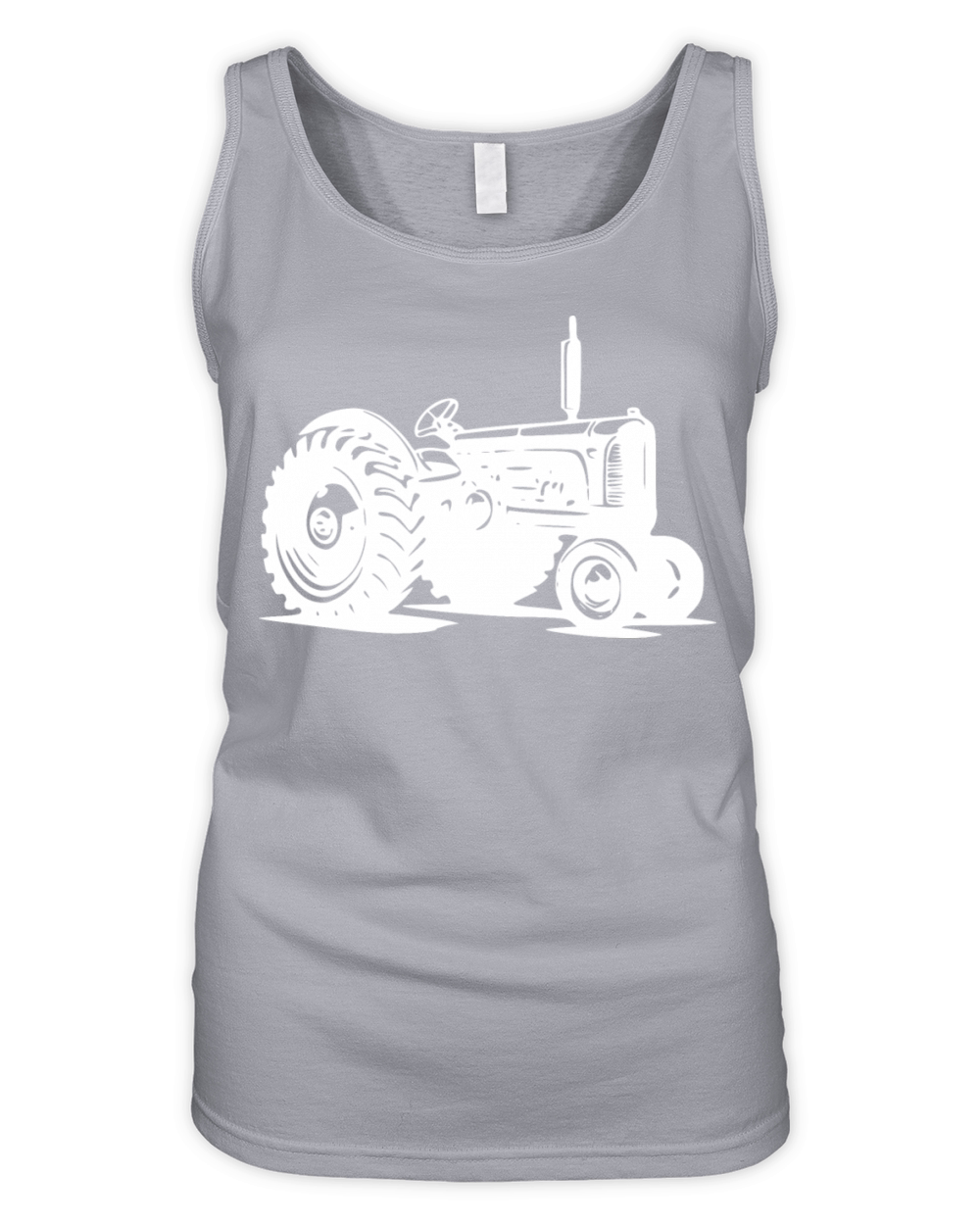 Field Tractor Vintage Agricultural Machinery Organic Women's Tank Top