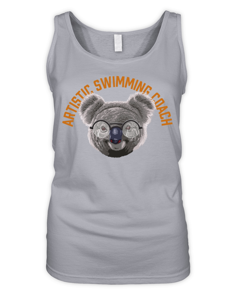 Koalified Artistic Swimming Coach Swimmer Funny Sw Organic Women's Tank Top