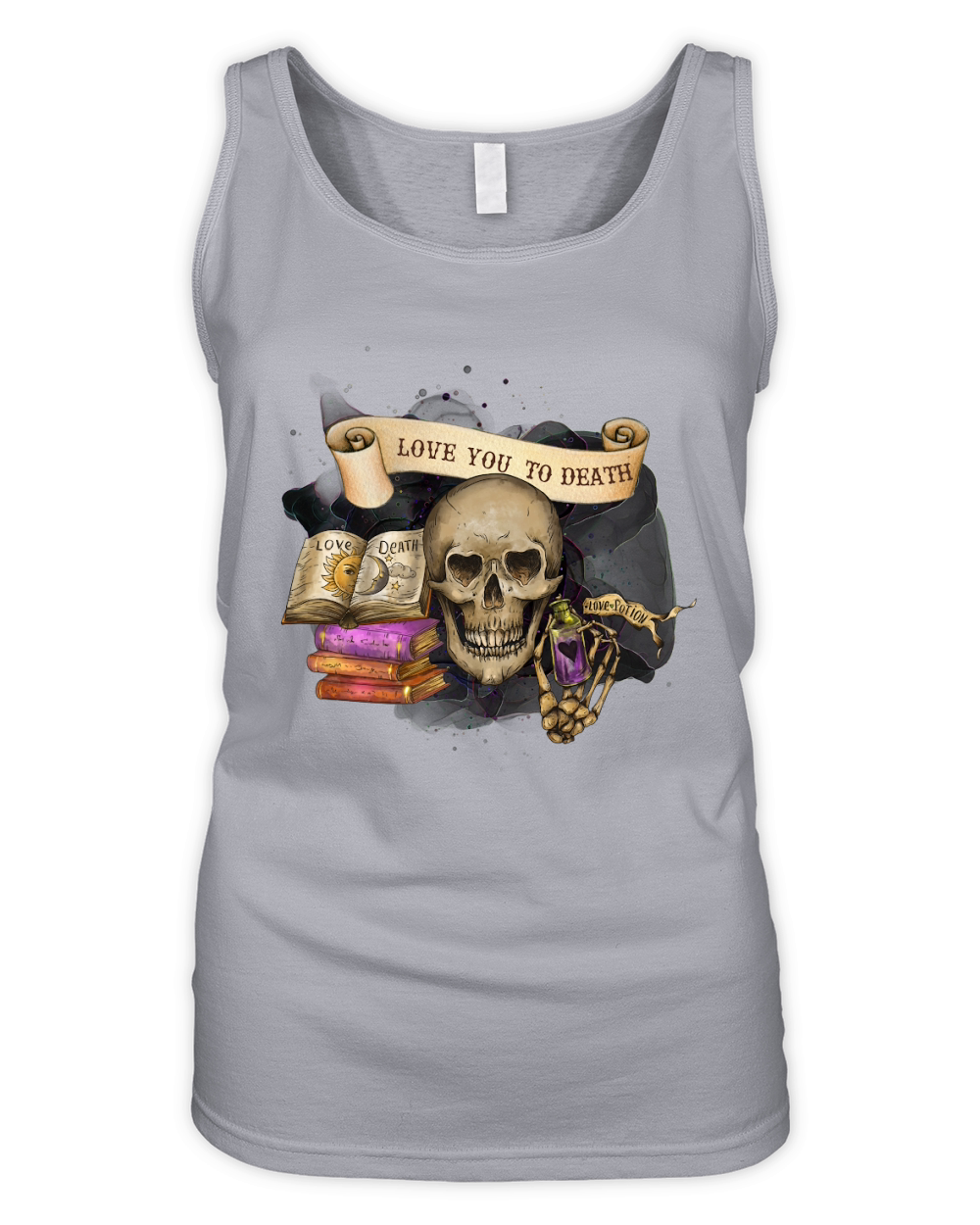 Love You To Death Organic Women's Tank Top