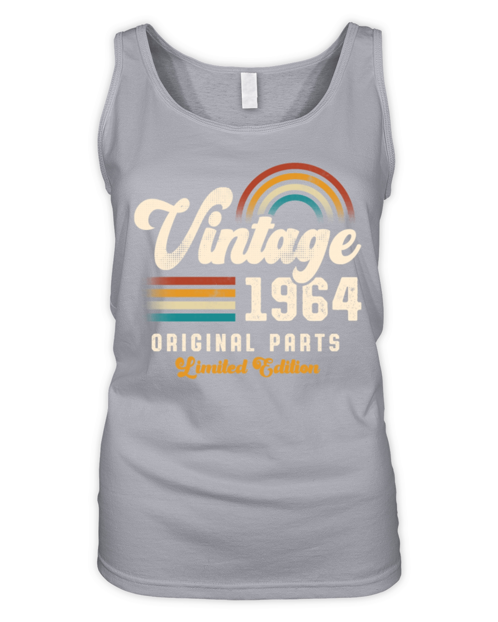 Vintage 1964 Birthday Retro Organic Women's Tank Top