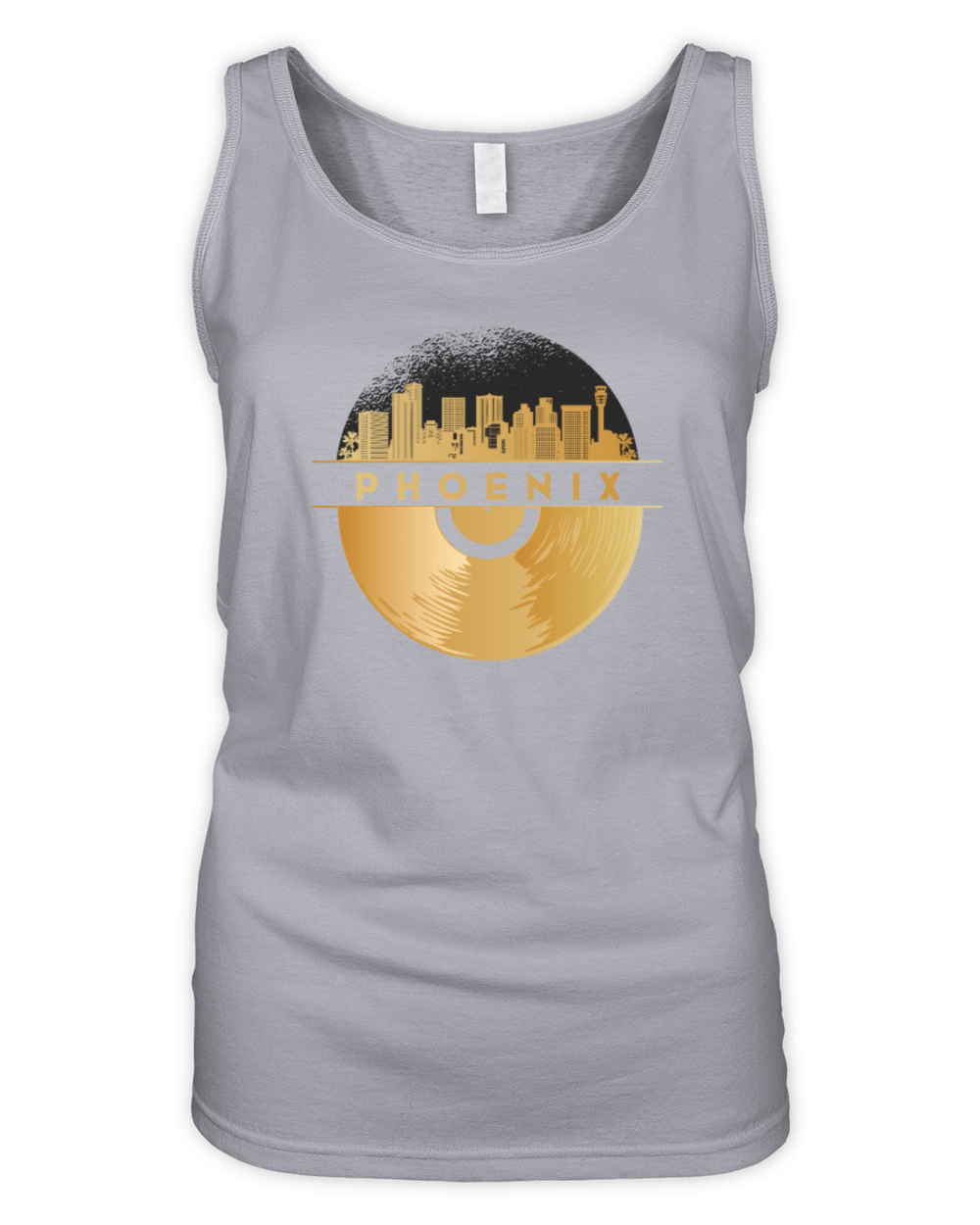 Vinyl-Record-Player Disco-Music Organic Women's Tank Top