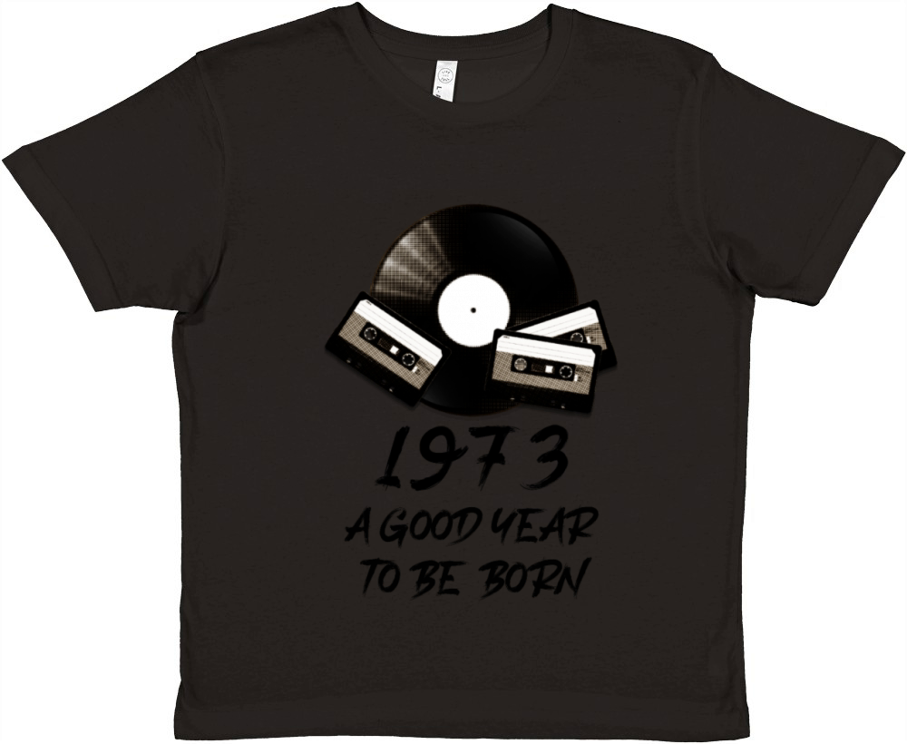 1973 Retro Design T-Shirt Premium Kids Crewneck T-shirt
