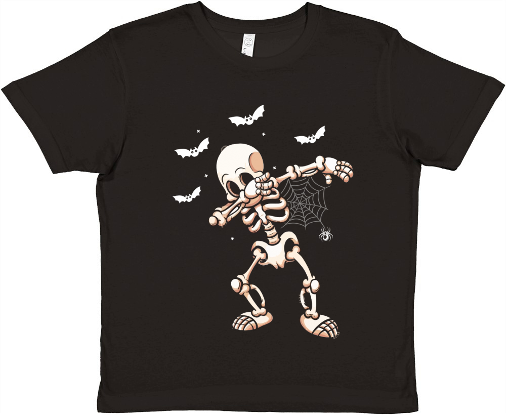 Halloween skeleton Premium Kids Crewneck T-shirt