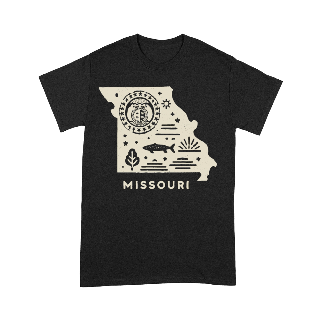 Vintage Missouri State Design Light Premium T-shirt