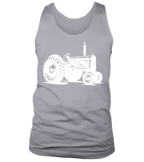 Field Tractor Vintage Agricultural Machinery Tank Top Unisex