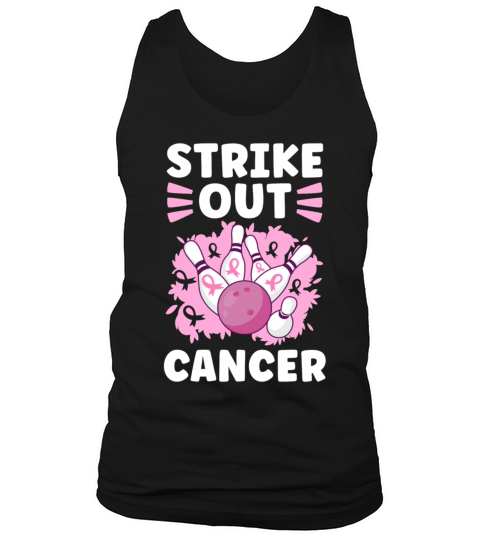 Strike Out Cancer Breast Cancer Tank Top Unisex
