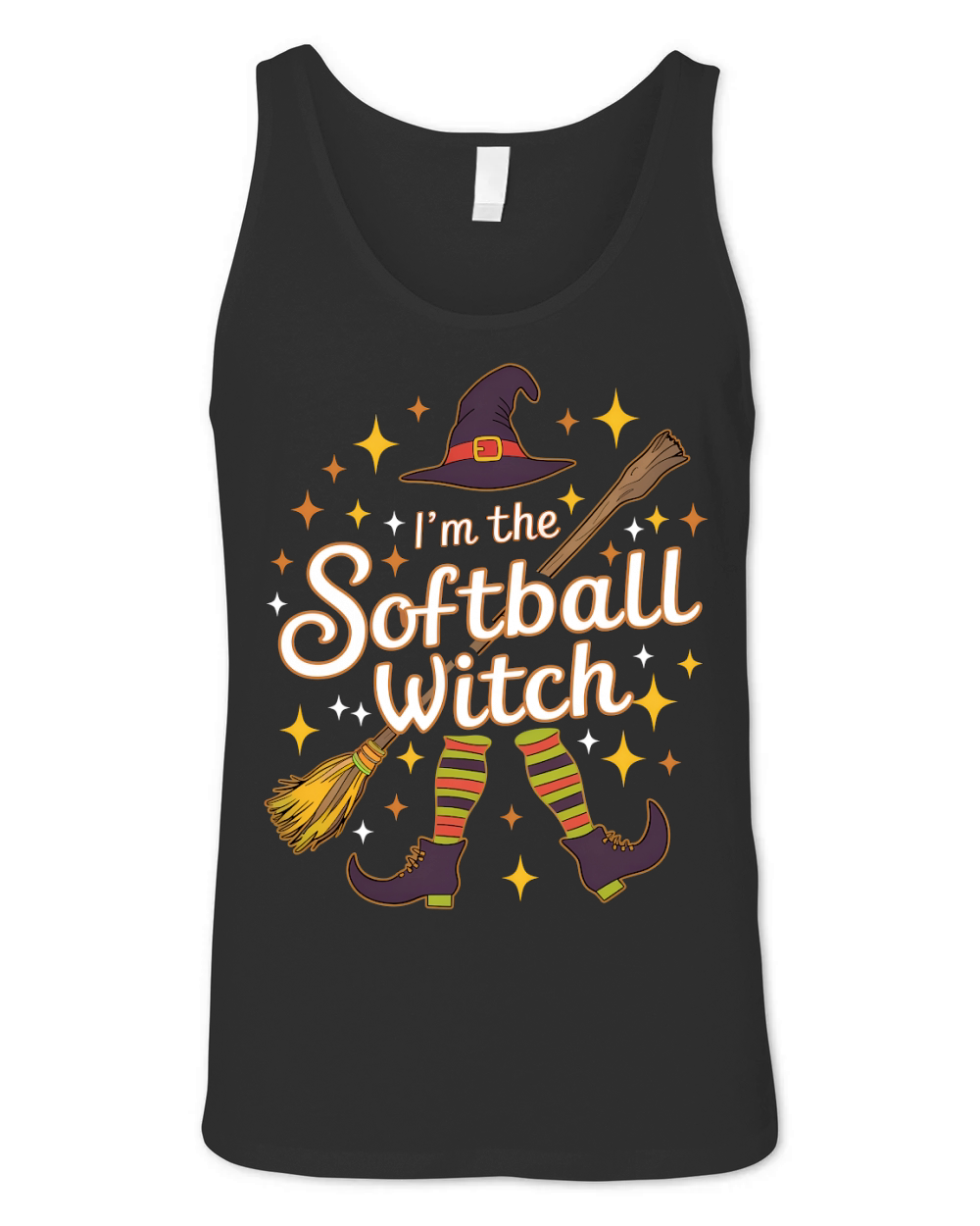 Im The Softball Witch Unisex Jersey Tank