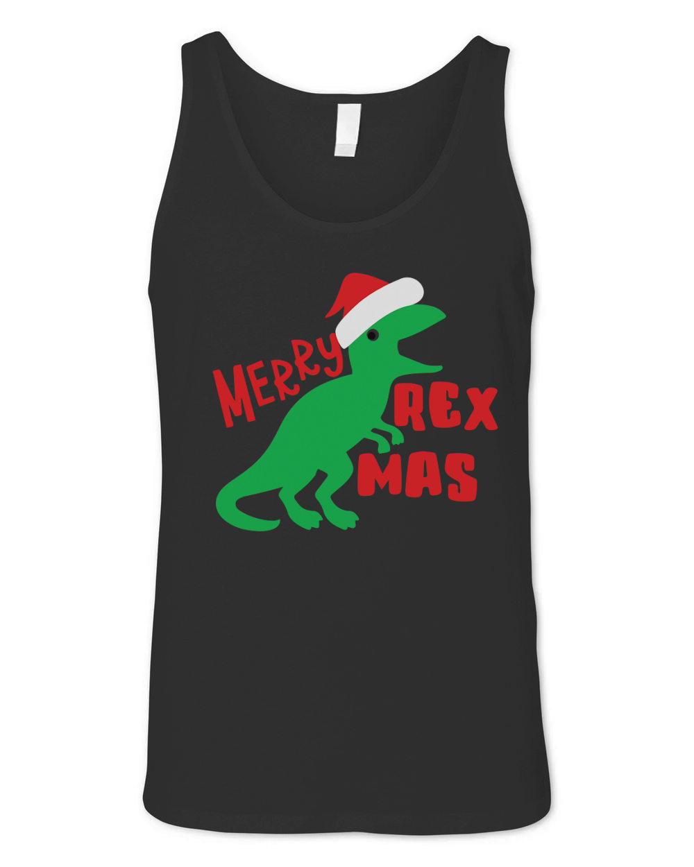 Merry rex mas Unisex Jersey Tank