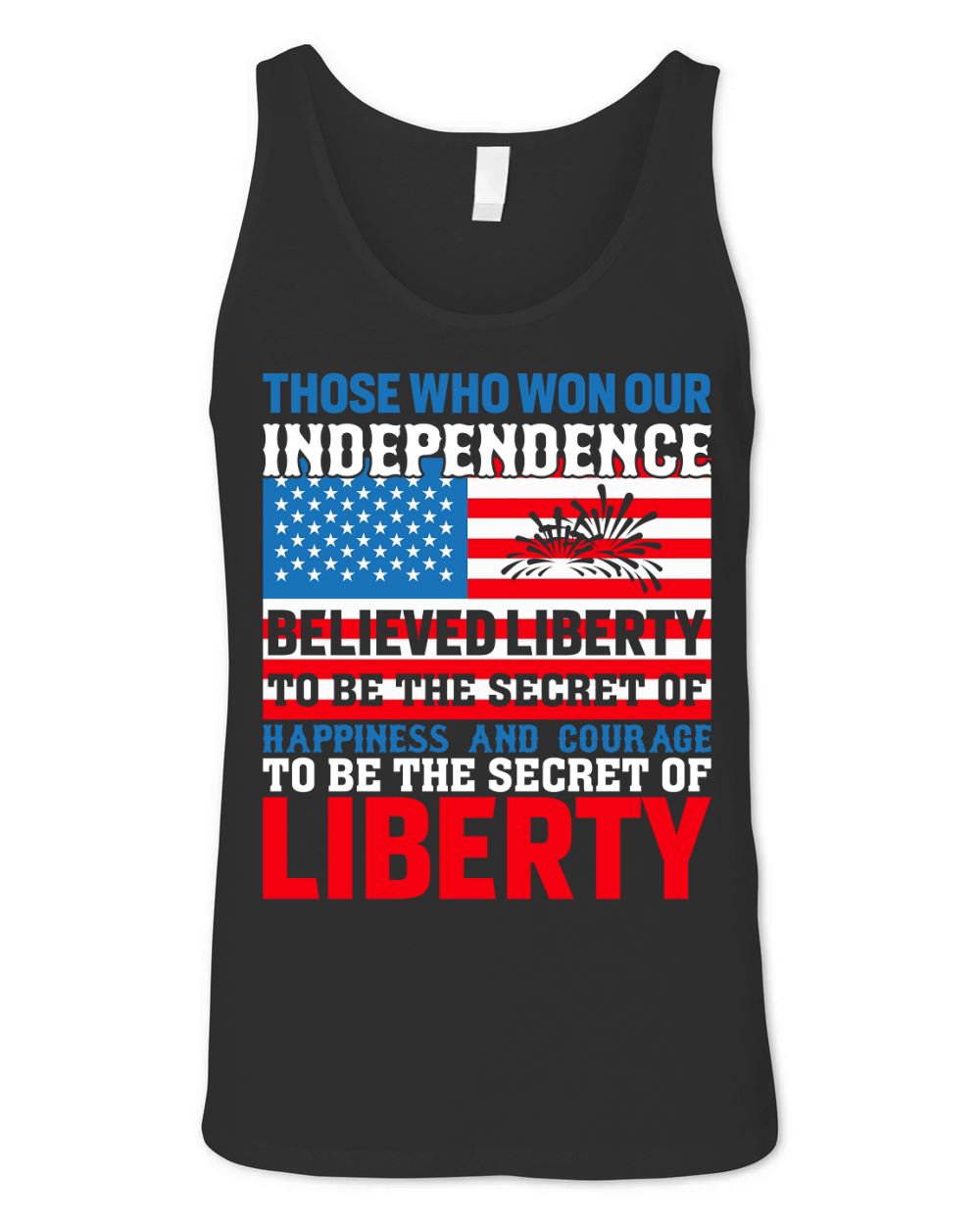 Those who won our Independence Unisex Jersey Tank
